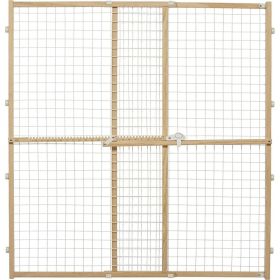 MidWest Wire Mesh Wood Presuure Mount Pet Safety Gate - 44" tall - 1 count