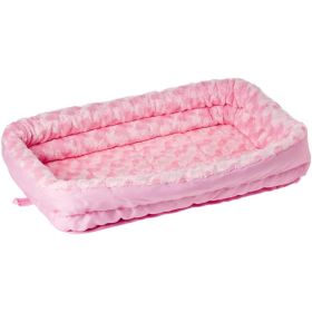 MidWest Double Bolster Pet Bed Pink - X Small - 1 count