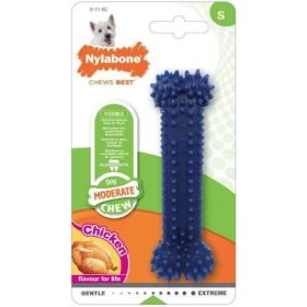 Nylabone Dental Chew Bone - Chicken Flavor - Regular (1 Pack)